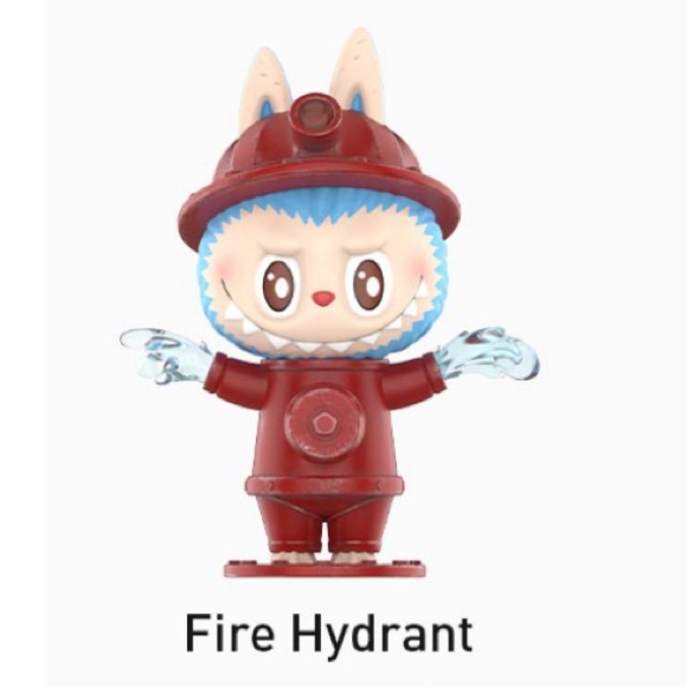 THE MONSTERS ALMOST HIDDEN SERIES FIGURES Fire Hydrant Figure POP MART LABUBU